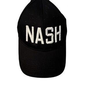 Port & Company Black Cap with White Embroidery